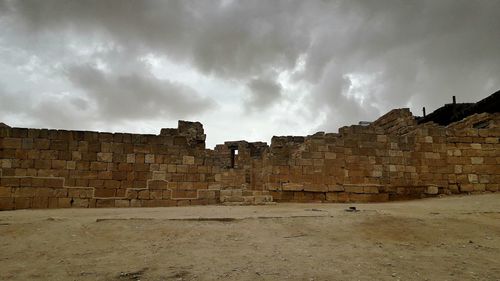 Old ruins against sky