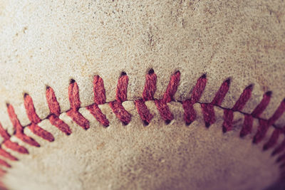 Full frame shot of baseball