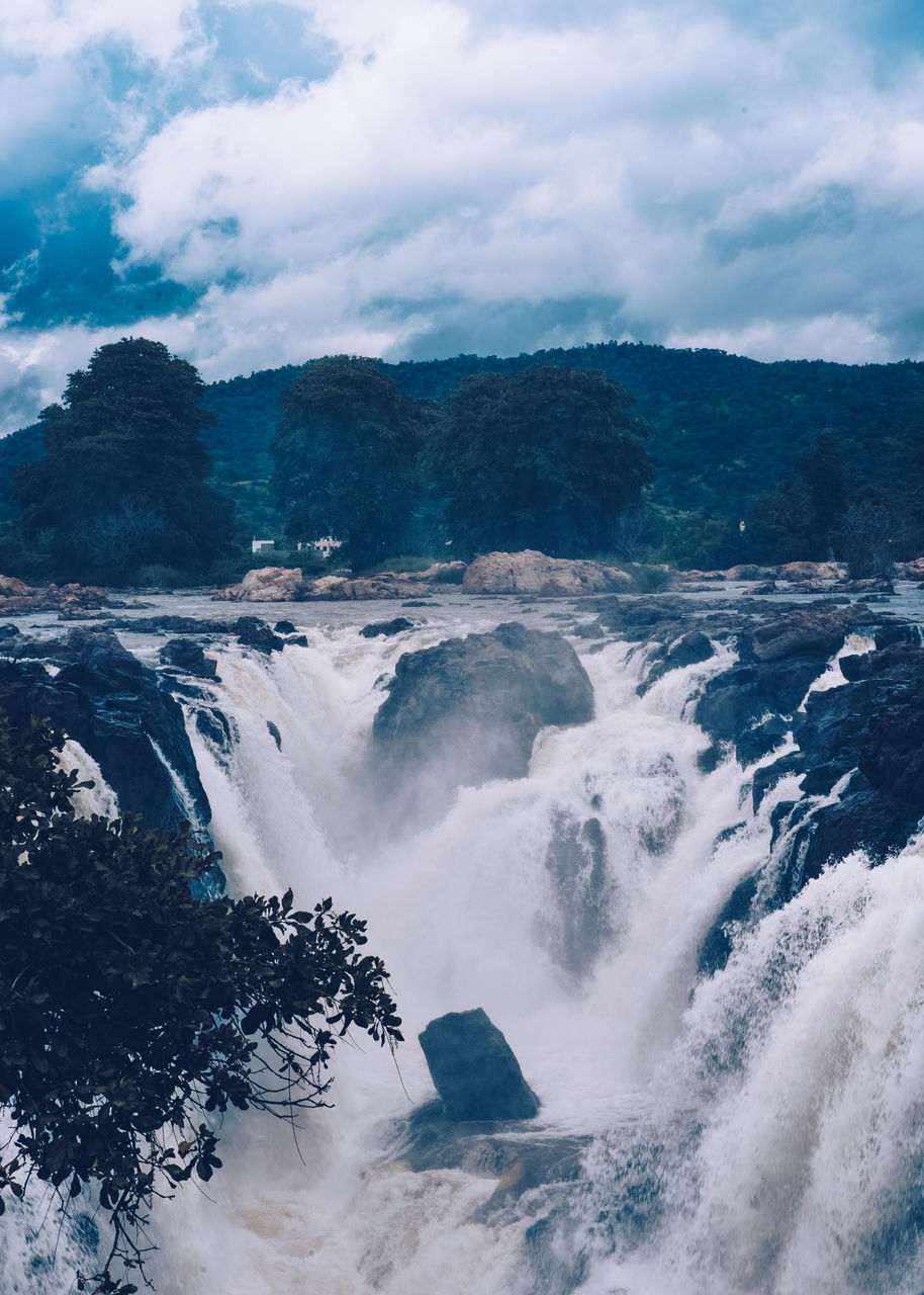 SCENIC VIEW OF WATERFALL