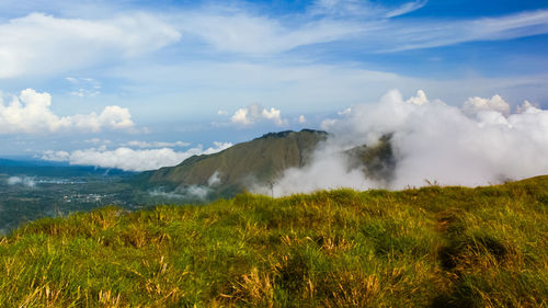 Scenic view of landscape against sky