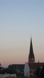 View of church in city