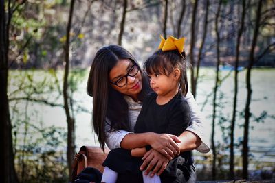 Mom and daughter