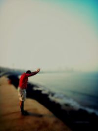 Full length of young woman