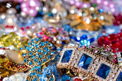 Close-up of christmas decoration on table