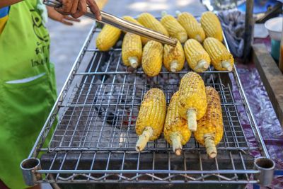 Vegetables on barbecue grill