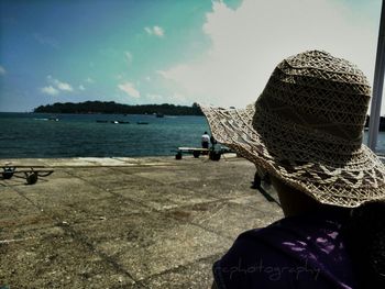 View of sea against sky