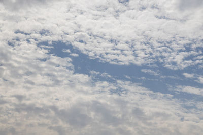 Low angle view of clouds in sky