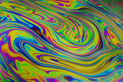 Full frame shot of multi colored water