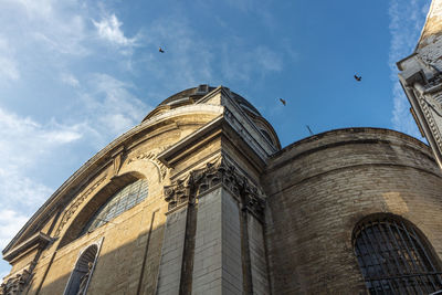 Low angle view of building against sky