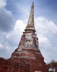 Low angle view of temple