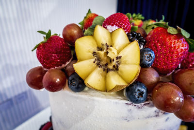 Close-up of strawberries