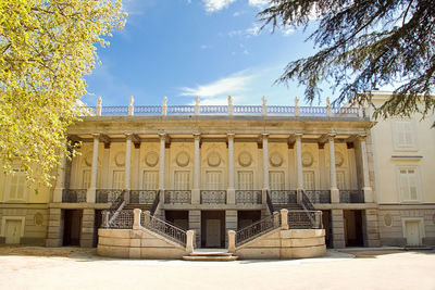 Low angle view of historical building