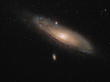 Scenic view of star field at night