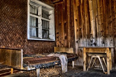 Interior of old house