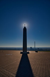 View of lighthouse against clear sky