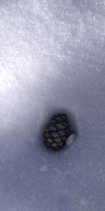 High angle view of frozen water on field