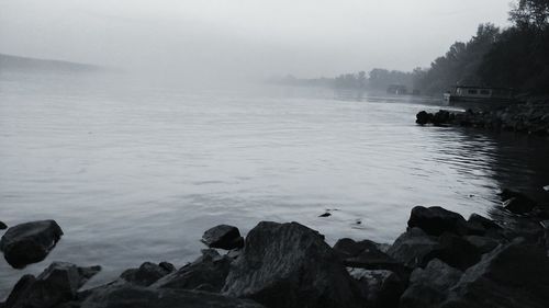 View of calm sea against sky