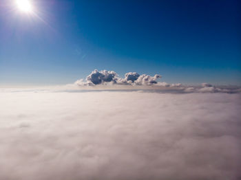 Low angle view of clouds in sky