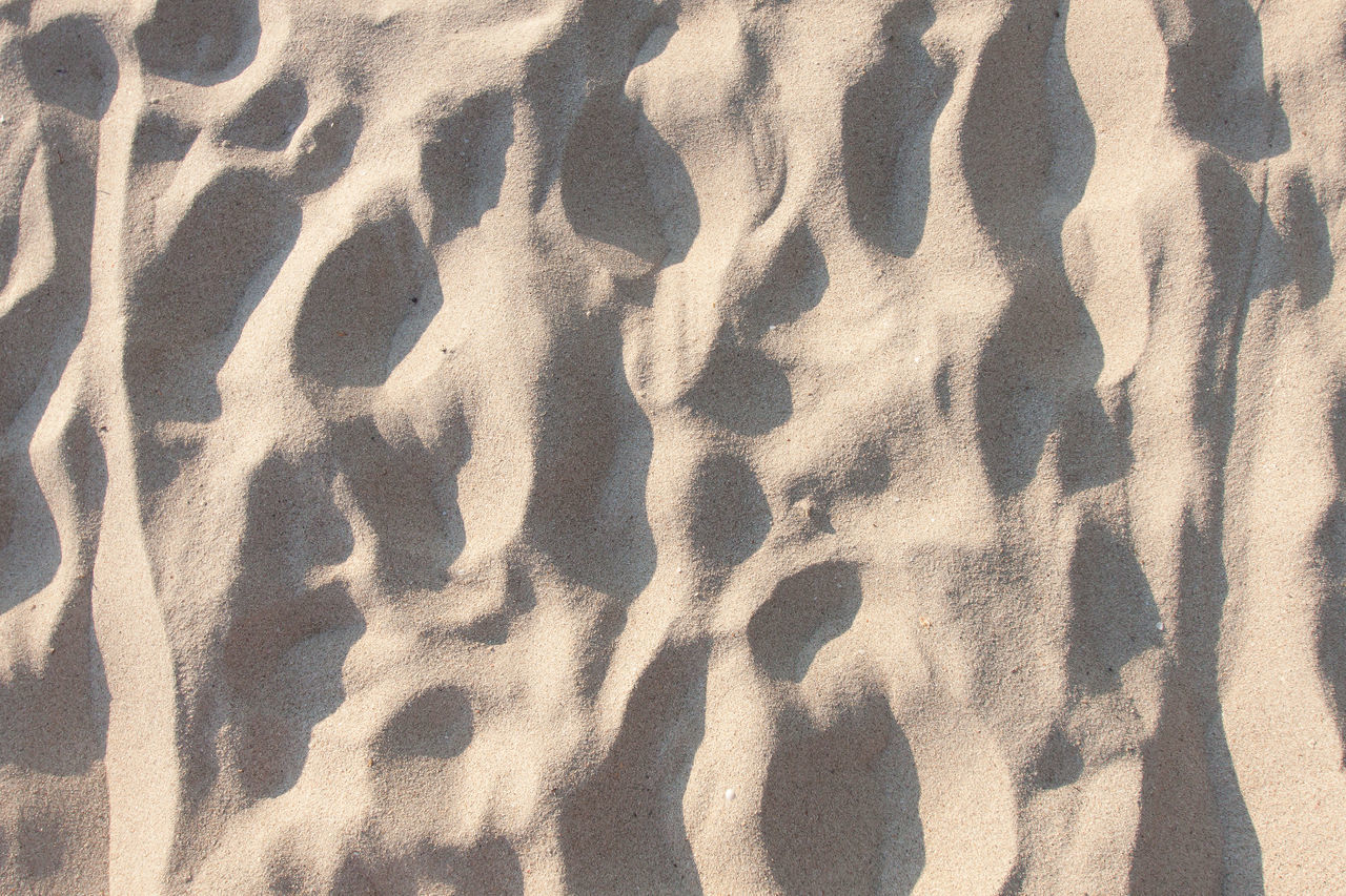 FULL FRAME SHOT OF SAND DUNE