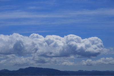 Low angle view of clouds in sky