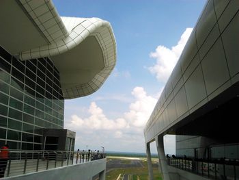 Modern building against sky
