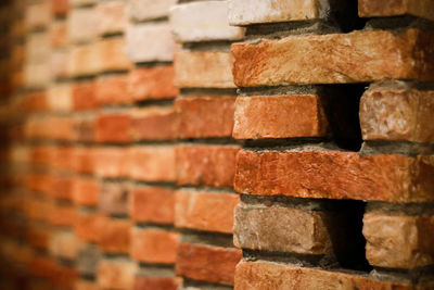 Full frame shot of stone wall