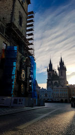 View of cathedral against cloudy sky