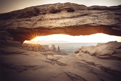 Mesa arch sunset in utah