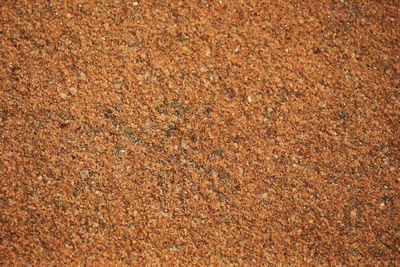 Orange and light copper color of ancient laterite wall, used for building temples and food