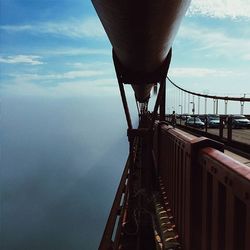 Low angle view of built structure against sky