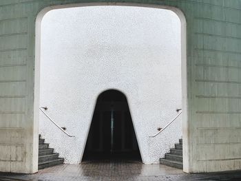 Entrance of building