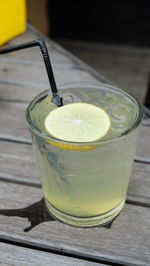 Enjoying time with lemon ice 