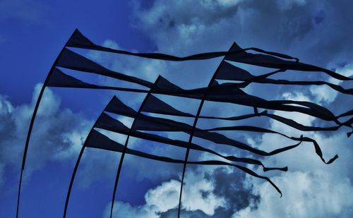 Low angle view of built structure against sky