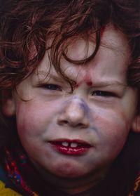 Close-up portrait of a boy