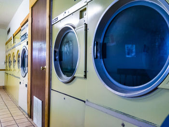 Close-up of clothes drying