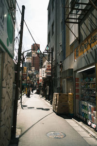 Street amidst buildings in city