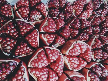 Full frame shot of strawberries