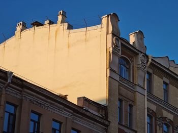 Low angle view of building against sky