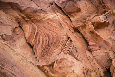 Full frame shot of rock formation