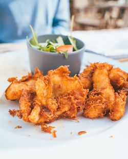 Close-up of food in plate