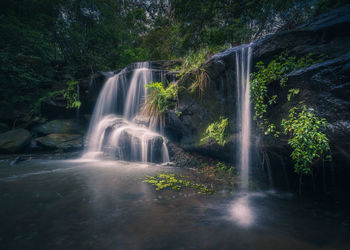 Waterfall in forest