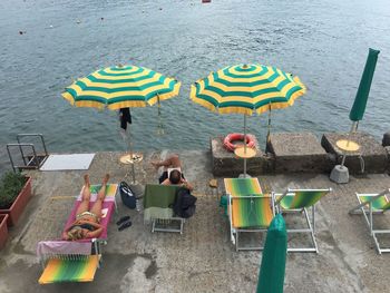 Close up of multi colored wall