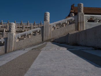 View of historical building against clear sky