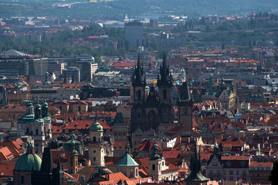Historical core of the prague.