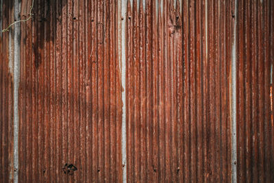 Full frame shot of rusty metal