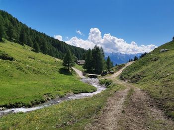 Scenic view of landscape against sky