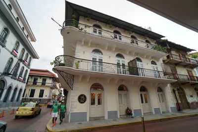 Low angle view of building against sky