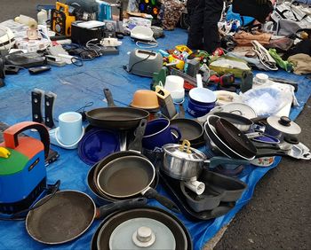 View of market stall