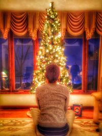 Woman sitting on bench