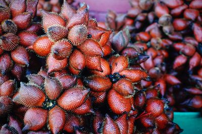 Full frame shot of strawberries